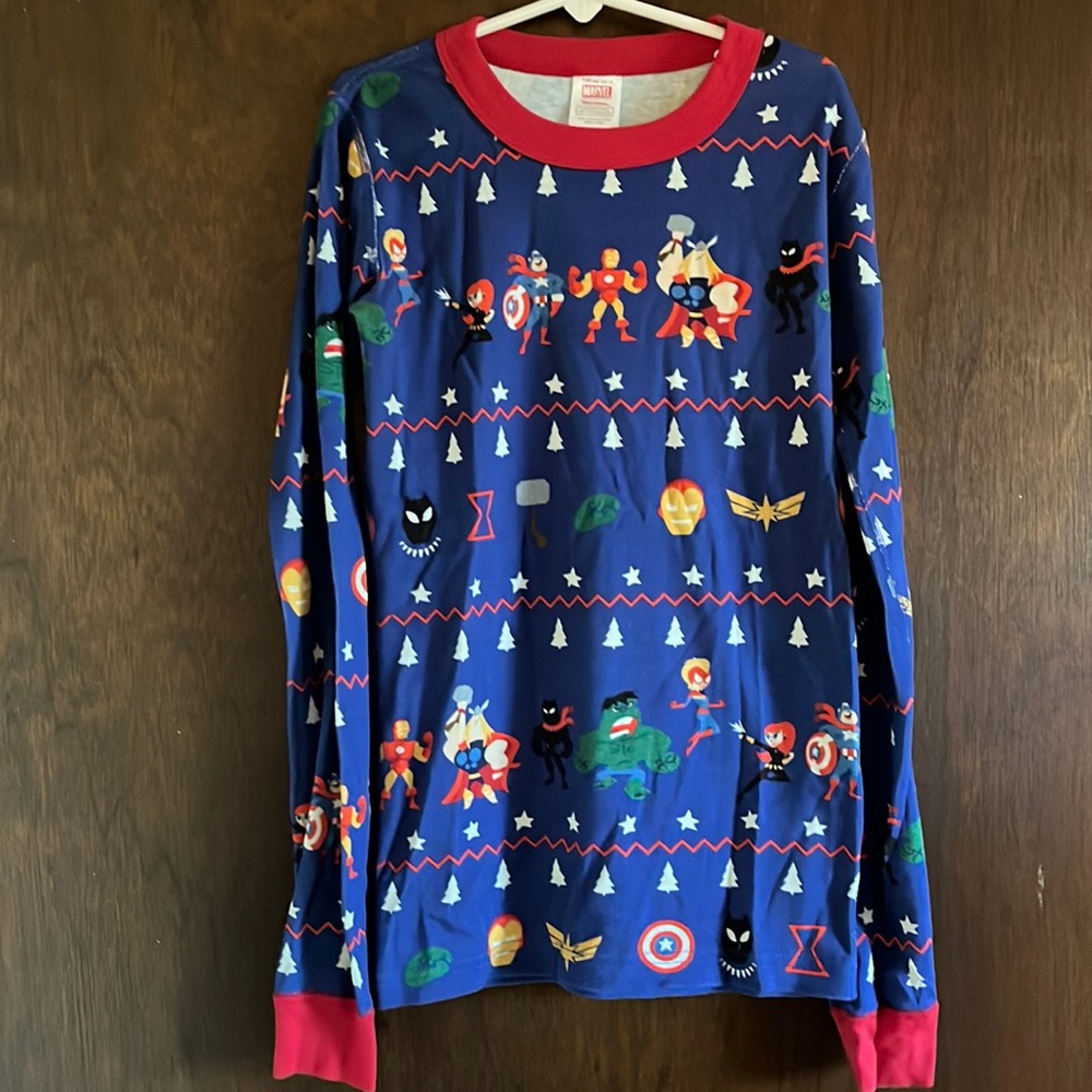 Hanna Andersson Marvel Christmas PJs size 150cm/US12